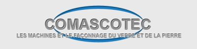 Logo Comascotec; occasions machines de miroiterie